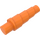 LEGO Orange Unicorn Horn mit Spiral (34078 / 89522)