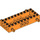 LEGO orange Vogn Bund 4 x 10 x 1.3 med Side Pins (30643)