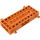 LEGO Orange Wagon Bas 4 x 10 x 1.3 avec Côté Pins (30643)