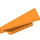 LEGO orange Kile 1 x 5 Spoiler Venstre (3388)