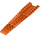 LEGO Orange Wedge 4 x 16 Triple Curved (45301 / 89680)