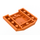 LEGO Orange Wedge 4 x 4 Curved (45677)