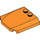 LEGO Orange Keil 4 x 4 Gebogen (45677)
