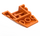 LEGO orange Kile 4 x 4 Tredobbelt buet uden knops (47753)