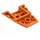 LEGO Orange Wedge 4 x 4 Triple Curved without Studs (47753)