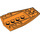 LEGO Naranja Cuña 6 x 4 Triple Curvo Invertido (43713)