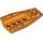 LEGO Orange Coin 6 x 4 Tripler Incurvé Inversé (43713)
