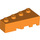 LEGO orange Kile Klods 2 x 4 Venstre (41768)