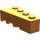 LEGO Oranje Wig Steen 2 x 4 Rechtsaf (41767)