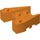 LEGO Orange Keil Backstein 3 x 4 mit Bolzenkerben (50373)