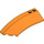 LEGO Oranje Wig Gebogen 3 x 8 x 2 Links (41750 / 42020)