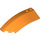 LEGO Orange Wedge Curved 3 x 8 x 2 Left (41750 / 42020)