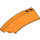 LEGO Orange Wedge Curved 3 x 8 x 2 Left (41750 / 42020)
