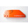 LEGO Orange Wedge Curved 3 x 8 x 2 Left with Black Panel and White Danger and Eject Sticker (41750)