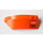 LEGO Orange Wedge Curved 3 x 8 x 2 Left with Danger and Flammable Liquid Sticker (41750)