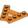 LEGO Orange Keil Platte 1 x 4 A-Rahmen (45°) (15706)