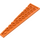 LEGO Oranje Wig Plaat 3 x 12 Vleugel Links (47397)