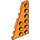 LEGO Orange Coin assiette 3 x 6 Aile La gauche (54384)