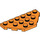 LEGO orange Kile Plade 3 x 6 med 45º hjørner (2419 / 43127)