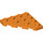 LEGO Oranje Wig Plaat 4 x 4 Hoek (30503)