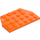 LEGO Orange Wedge Plate 4 x 6 without Corners (32059 / 88165)