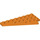 LEGO Orange Wedge Plate 4 x 8 Wing Left with Underside Stud Notch (3933)