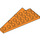 LEGO Orange Coin assiette 4 x 8 Aile Droite avec encoche pour tenon en dessous (3934)