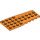 LEGO Oransje Kile Plate 4 x 9 Vinge med knottskår (14181)