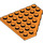 LEGO Orange Pièce de monnaie assiette 6 x 6 Pièce de monnaie (6106)