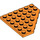 LEGO Orange Coin assiette 6 x 6 Coin (6106)