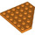 LEGO Orange Keil Platte 6 x 6 Ecke (6106)