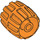 LEGO Orange Roue Hard-Plastique Petit (6118)
