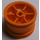 LEGO Orange Roue Jante Ø30.4 x 20 sans trous d&#039;épingle, sans bord renforcé (54087)