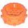 LEGO Orange Wheel with spike Ø62 (64711)