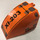 LEGO Oranje Voorruit 6 x 8 x 4 met Scharnier met &quot;XI-203&quot; (42602)