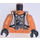 LEGO Orange X-Flügel Pilot (Set 75032) Minifig Torso (973 / 76382)