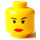 LEGO Padme Naberrie Head (Safety Stud) (3626)