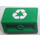LEGO Panel 1 x 2 x 1 with Recycling Logo Sticker with Square Corners (4865)