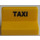 LEGO Panel 1 x 2 x 1 with &quot;TAXI&quot; Sticker with Square Corners (4865)
