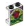 LEGO Paneel 1 x 2 x 2 met Rood rose met zijsteunen, holle noppen (6268 / 38621)