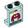 LEGO Panneau 1 x 2 x 2 avec rouge Araignée avec supports latéraux, tenons creux (6268 / 84845)