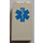 LEGO Panel 1 x 2 x 3 with EMT Star of Life Pattern without Side Supports, Solid Studs (2362)