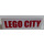 LEGO Panel 1 x 4 s Zaoblené rohy s &#039;LEGO CITY&#039; Samolepka (15207)