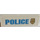 LEGO Panel 1 x 4 with Rounded Corners with Police and Gold Badge (Right) Sticker (15207)
