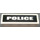 LEGO Panel 1 x 4 with Rounded Corners with &#039;POLICE&#039; on Black Background Sticker (15207)