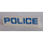 LEGO Panel 1 x 4 with Rounded Corners with &#039;POLICE&#039; Sticker (15207)