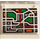 LEGO Paneel 1 x 4 x 3 met Buitenaards wezen Map Sticker zonder zijsteunen, holle noppen (4215)