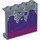 LEGO Panel 1 x 4 x 3 mit Dark Purple Smoke und Magenta Splashes mit Seitenstützen, Hohlbolzen (35323 / 101416)