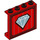 LEGO Panel 1 x 4 x 3 mit Diamant mit Seitenstützen, Hohlbolzen (35323 / 45986)