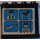 LEGO Panel 1 x 4 x 3 with Four Police Monitor Screens Sticker without Side Supports, Solid Studs (4215)
